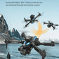 C10 RC Drone – 4K, 3 Cameras, WIFI FPV, Obstacle Avoidance, Black