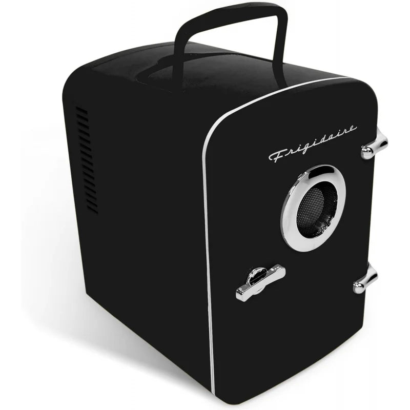 EFMIS151 Fridge – Mini 4L Cooler w/ Speaker, Personal Office White