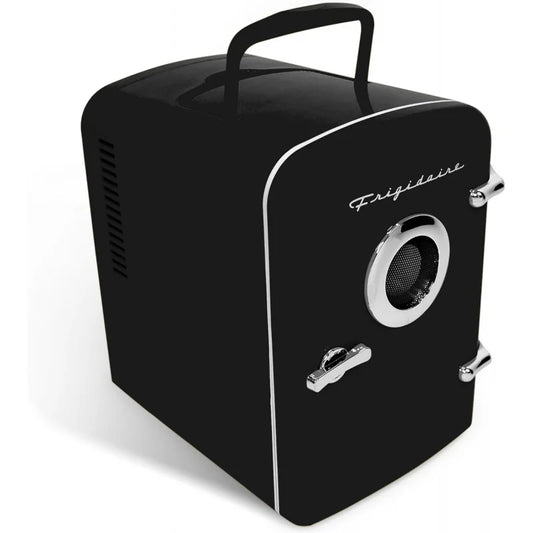 EFMIS151 Fridge – Mini 4L Cooler w/ Speaker, Personal Office White