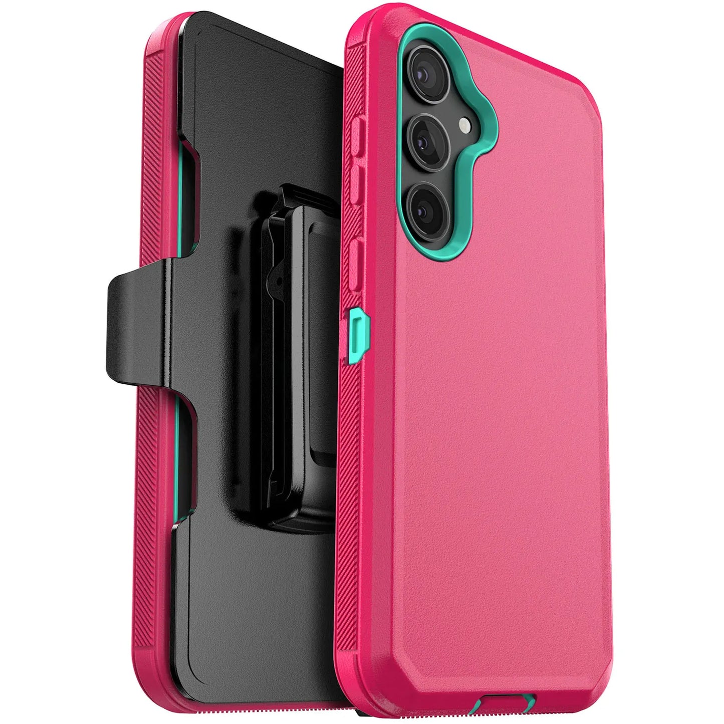 For Samsung Galaxy S24 S24 Plus S24 Ultra S24 FE 5G Shockproof Phone Case Slim Rugged Heavy Duty Protective Cover With Belt Clip