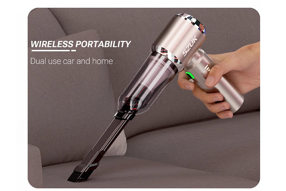 SZUK C012MAX Car Vacuum Cleaner - Strong Suction, Handheld Blower
