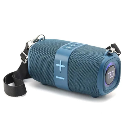 T&G TG667 Bluetooth Speaker – Crossbody, LED, USB/AUX/TF/FM Compatible
