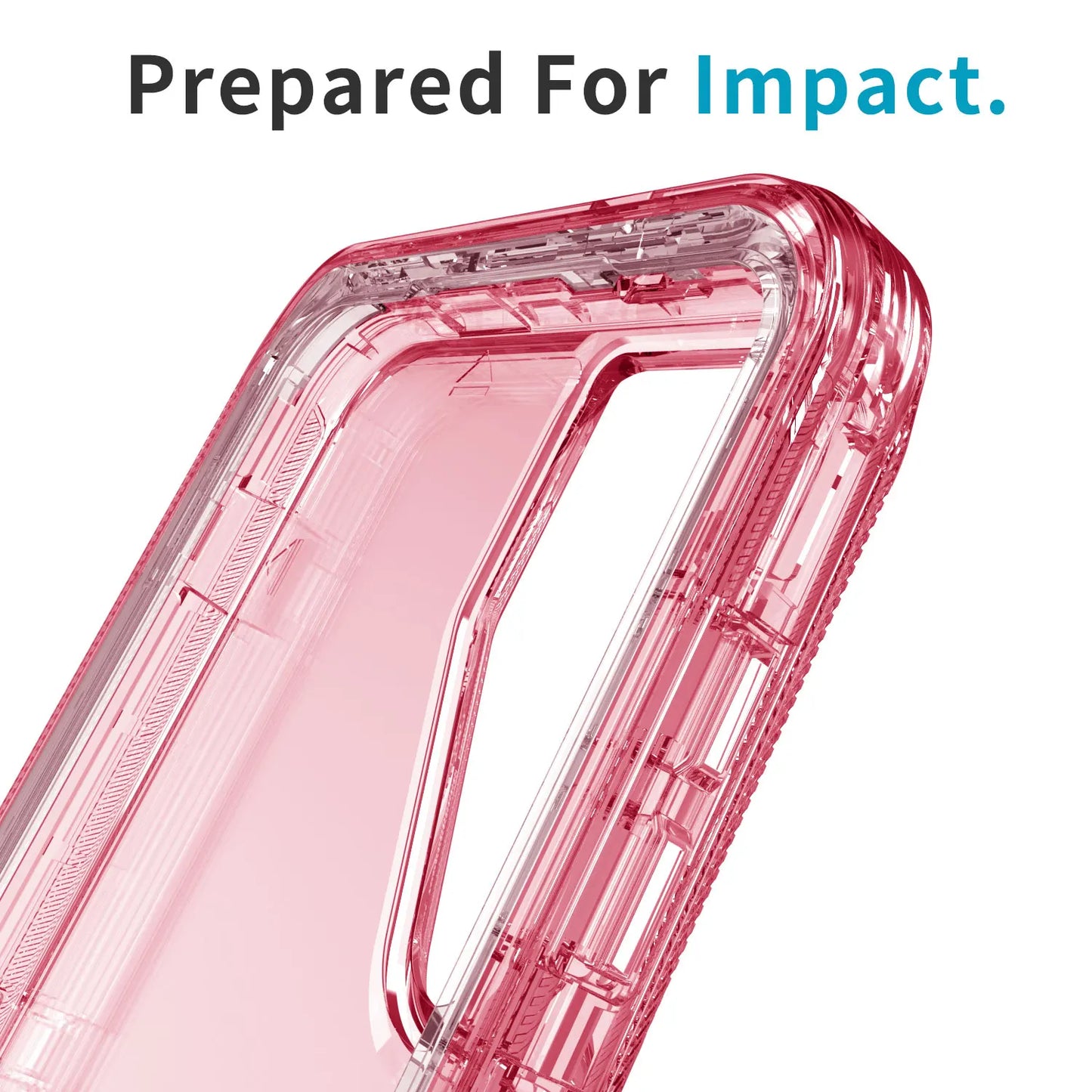 For Samsung Galaxy S25 /S25 Plus/ S25 Ultra 5G Phone Case Hybrid Rugged Shockproof Protective Heavy Duty Transparent Clear Cover