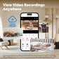 MOES 4MP Smart Indoor Camera – WiFi, Pan/Tilt, Night Vision, Alexa, Tuya