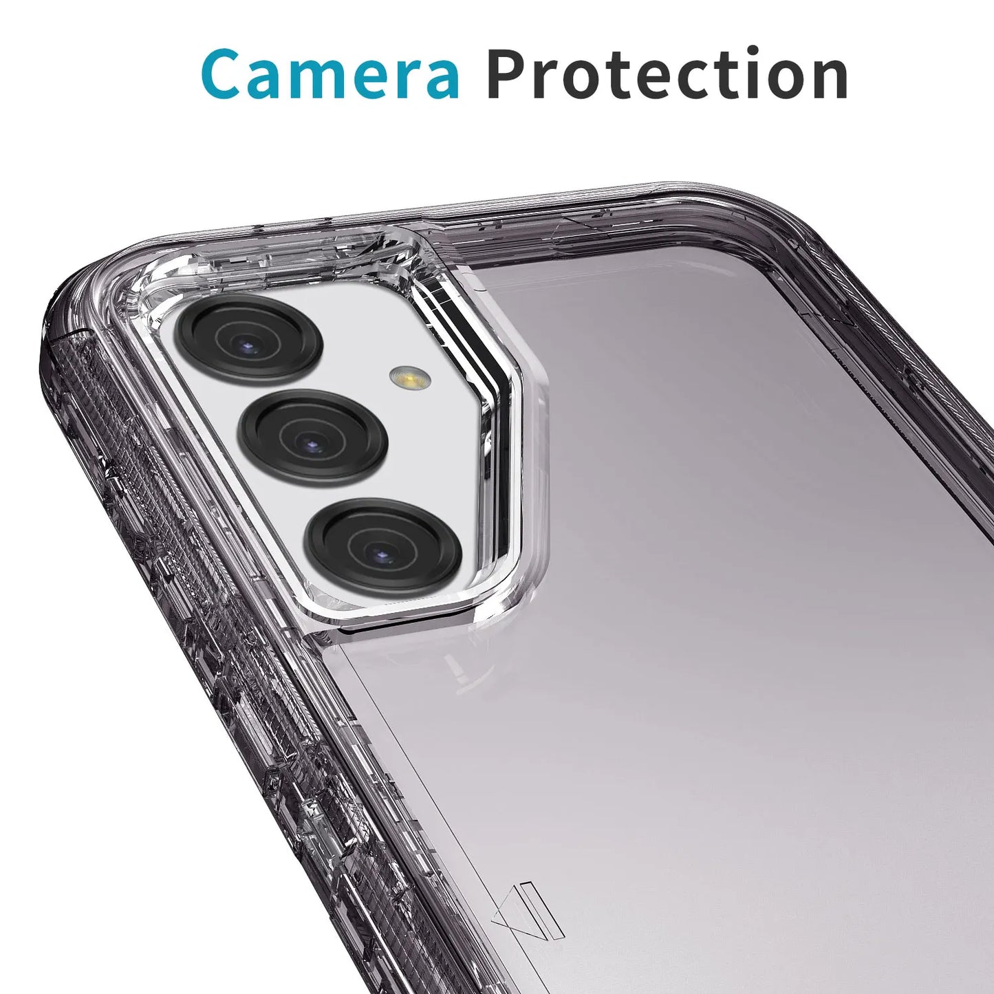 For Samsung Galaxy S25 /S25 Plus/ S25 Ultra 5G Phone Case Hybrid Rugged Shockproof Protective Heavy Duty Transparent Clear Cover