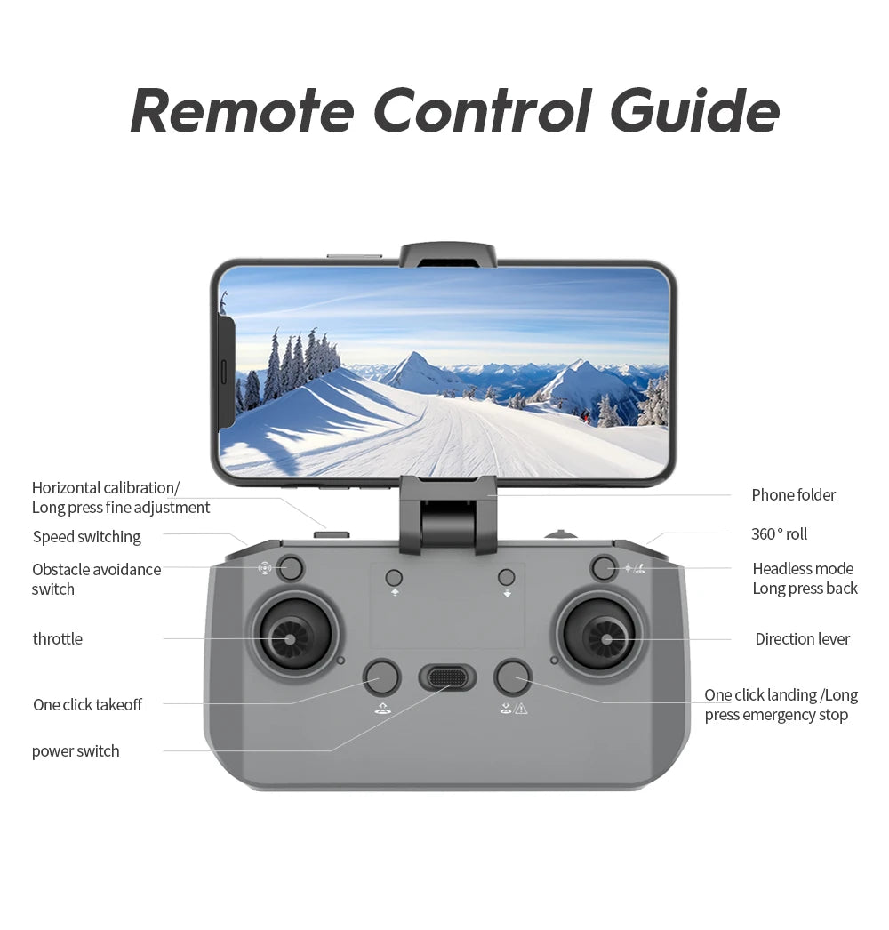 Mini Drone E88S 4k HD Dual Camera Foldable 360° Obstacle Avoidance WIFI FPV Brushless Quadcopter Helicopter Kids Toys Tarmac Pad
