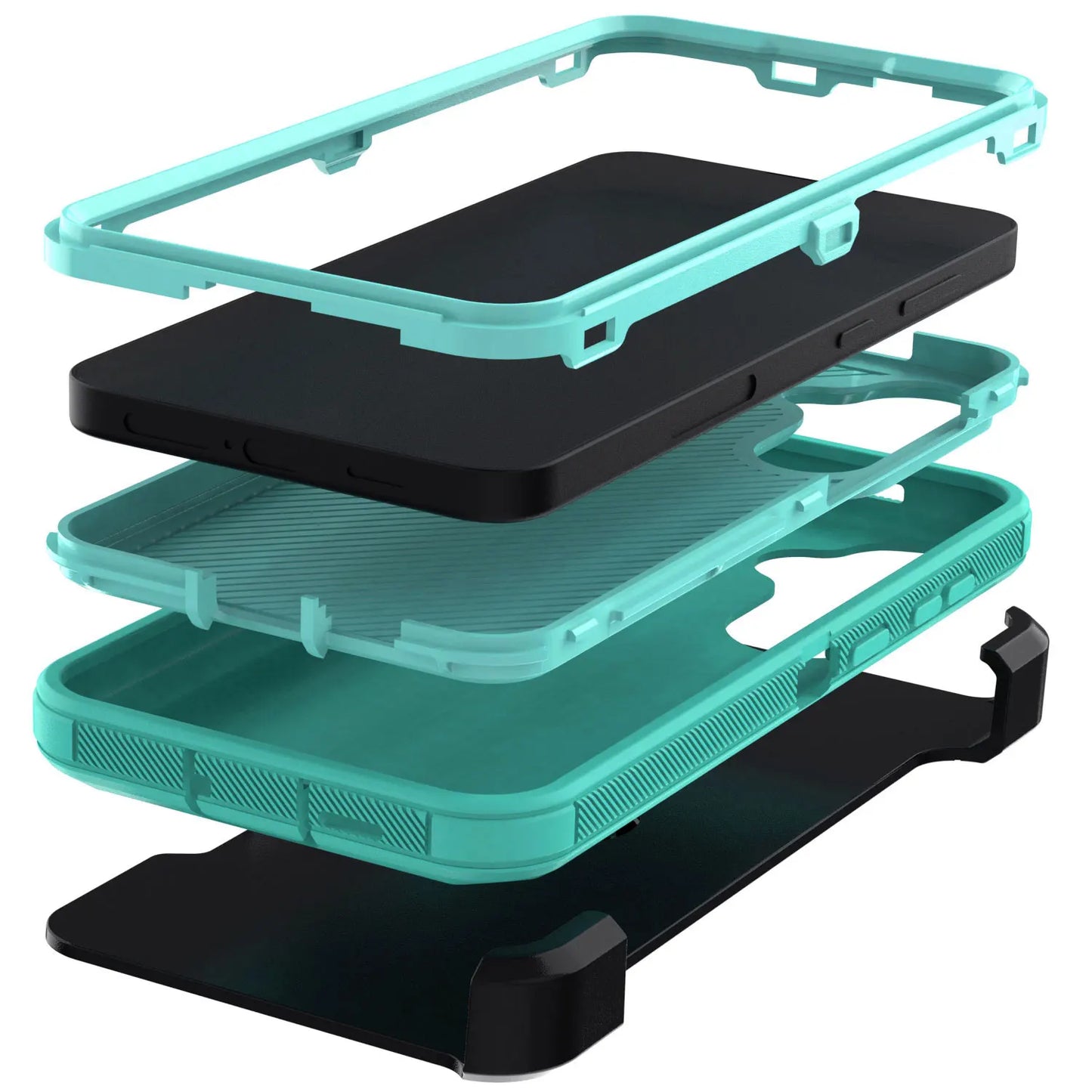 For Samsung Galaxy S24 S24 Plus S24 Ultra S24 FE 5G Shockproof Phone Case Slim Rugged Heavy Duty Protective Cover With Belt Clip