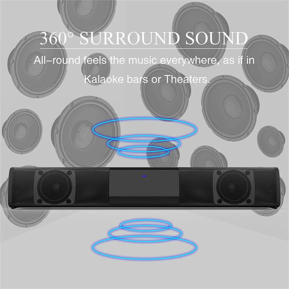 Home Theater Sound System – Bluetooth, Wired/Wireless, Bass Speaker