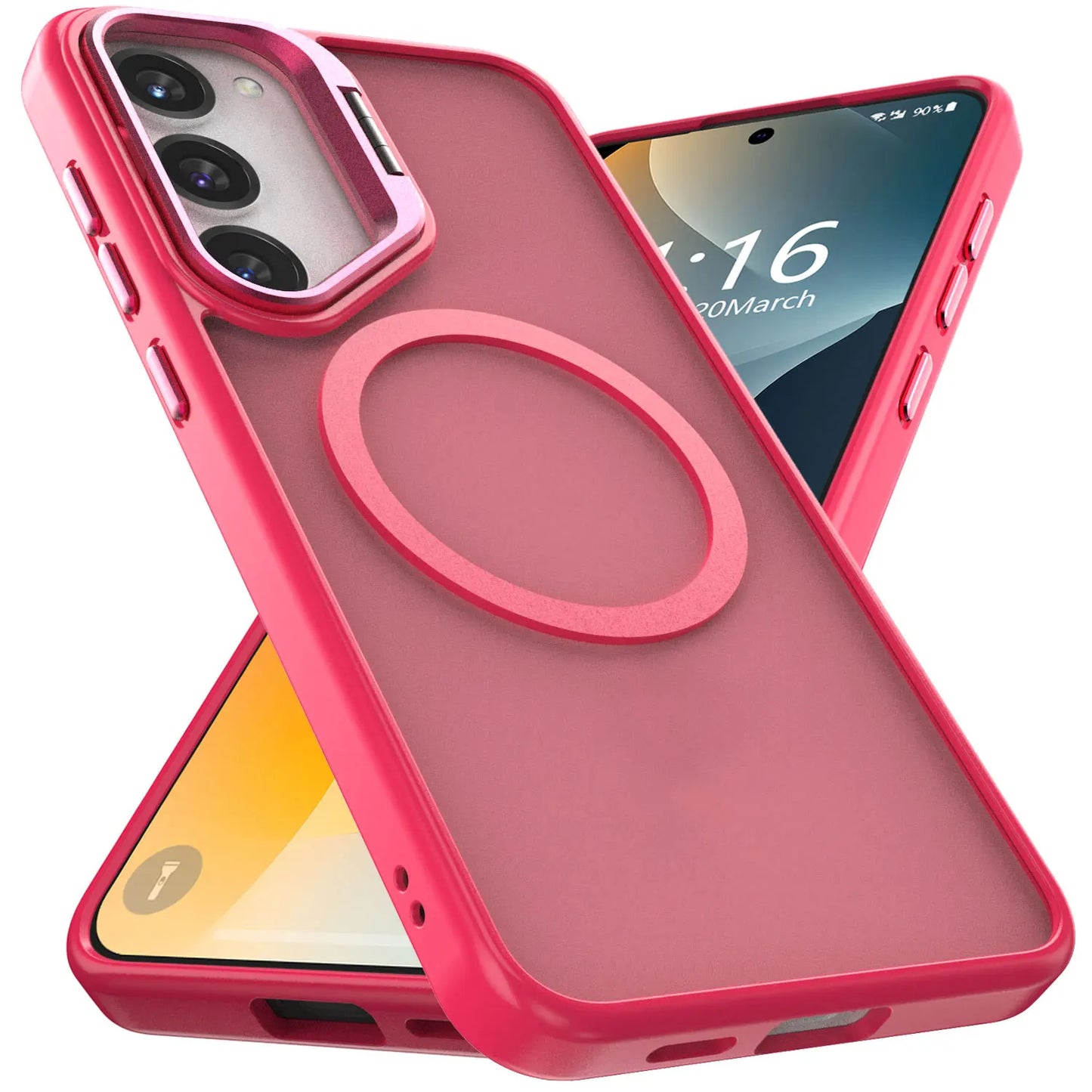 For Samsung Galaxy S23 S23 Plus S23 Ultra 5G Rugged Phone Case Shockproof Kickstand Holder Heavy Duty Protective Cover