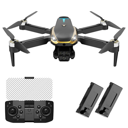 M8 PRO Drone – Brushless Motor, 2 Batteries, HD Camera, 360° Rolling, Black
