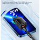 Essager 20W GaN USB Type C Charger PD Fast Charge Phone QC 3.0 Quick Chargers For iPhone 14 13 12 11 Pro Max Mini iPad Charging