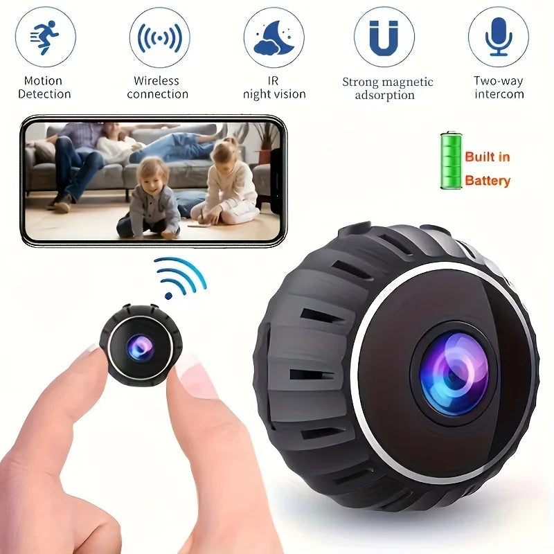 Xiaomi X10 Mini WiFi Camera – 1080P HD, Motion Detection, Night Vision, Black