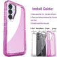 For Samsung Galaxy S25 /S25 Plus/ S25 Ultra 5G Phone Case Hybrid Rugged Shockproof Protective Heavy Duty Transparent Clear Cover