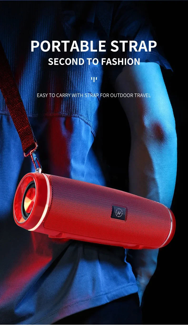 Bluetooth Speaker – Portable 200W, IPX7 Waterproof, Subwoofer, FM Radio
