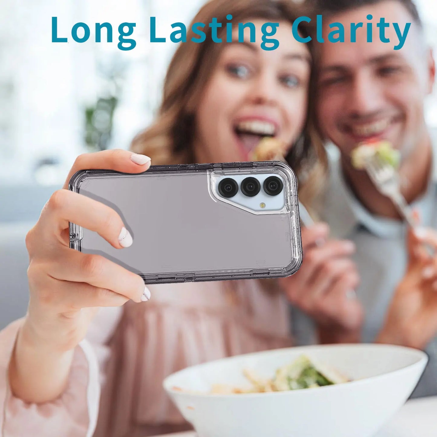 For Samsung Galaxy S25 /S25 Plus/ S25 Ultra 5G Phone Case Hybrid Rugged Shockproof Protective Heavy Duty Transparent Clear Cover