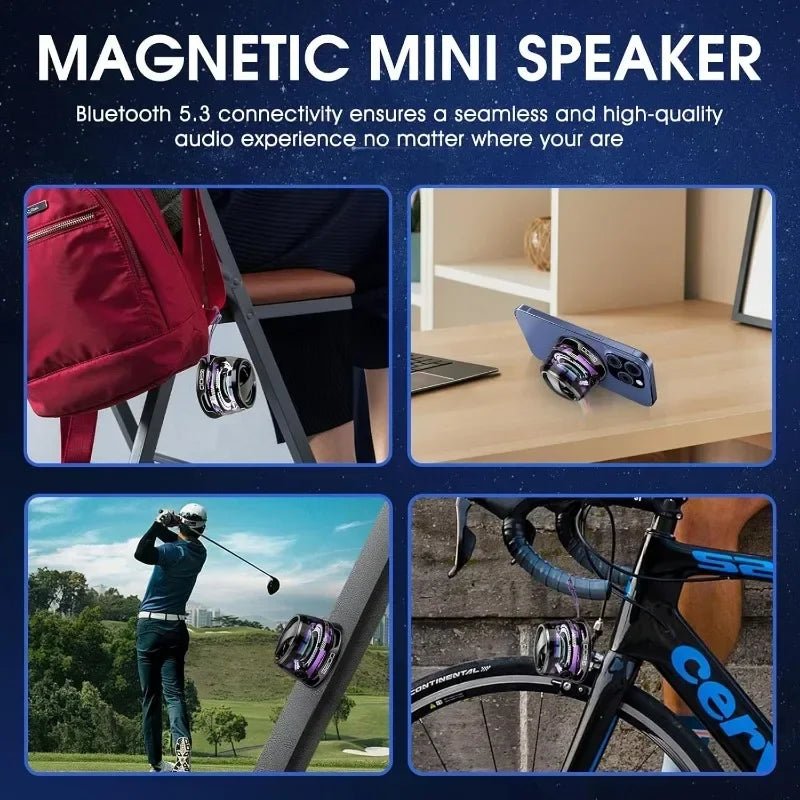 VIKEFON G200 Bluetooth Speaker – Portable, RGB Lighting, 7H Playback