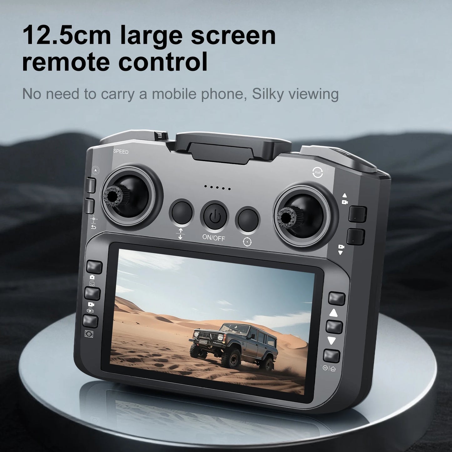 Black E88E99 GT Lighting Big Screen Control Mini Drone Dual Camera Optical Flow Fixed Height HD Aerial Photography Quadcopter