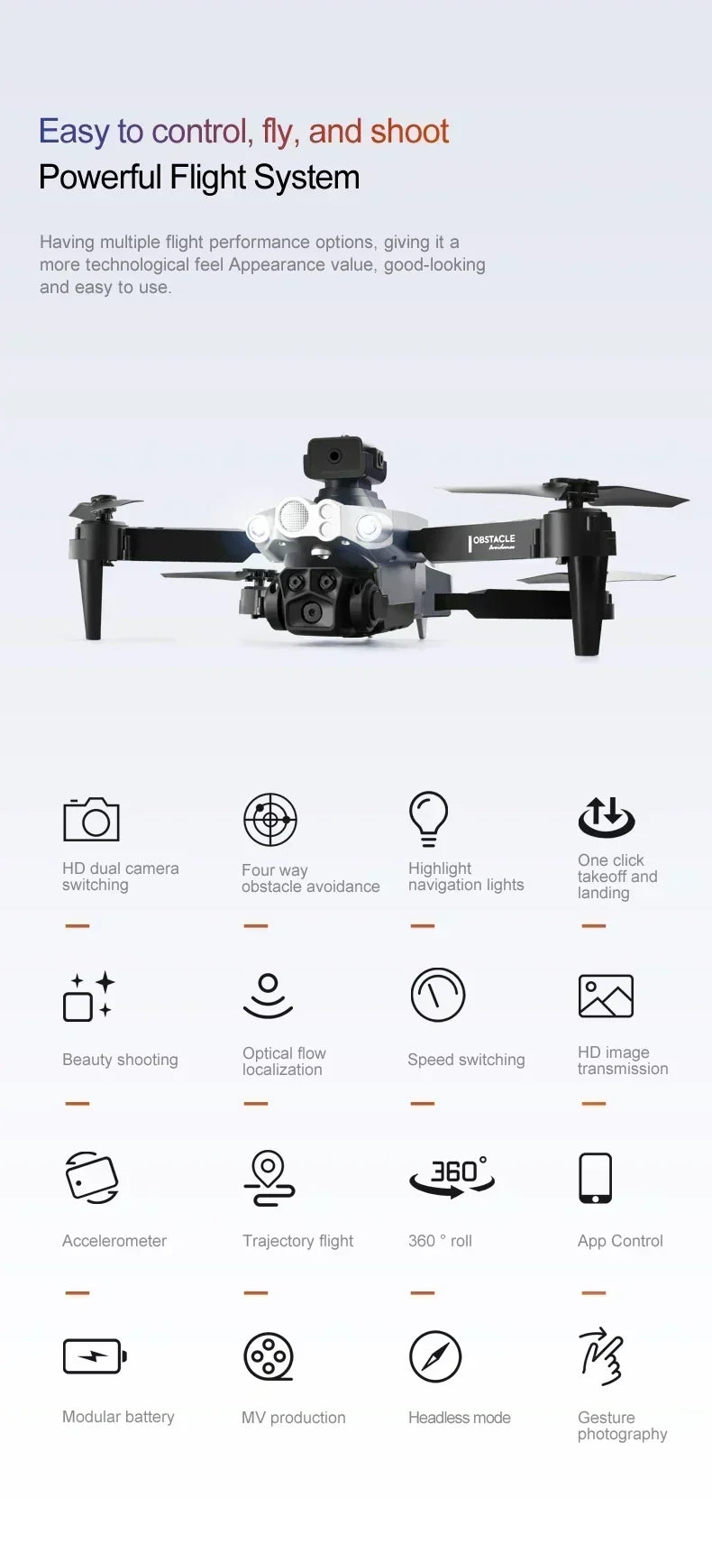 Xiaomi MIJIA LU200 UAV 8K Professional HD Camera Drone WIFI Optical Localization Obstacle Avoidance Drone Remote Control Toys