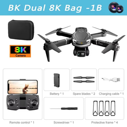 Xiaomi MIJIA V88 Drone – 8K HD Dual Camera, GPS, 5G, 10000M Range, Black