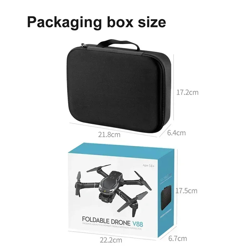 Xiaomi MIJIA V88 Drone – 8K HD Dual Camera, GPS, 5G, 10000M Range, Black