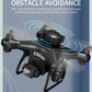CS8 MINI FPV Drone – 4K HD Dual Cam, Obstacle Avoidance, Beginner, Black