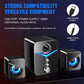 SoundCore Speakers – USB Computer Stereo, LED, Bass Control, Black