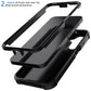 For Samsung Galaxy A06 A16 A26 A36 A56 Phone Case Rugged Shockproof Heavy Duty Protective Dual Layers Cover Black