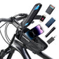 Touch Screen Bicycle Frame Top Tube Bag Light Barrier Waterproof Bike Pouch Phone Case Hard Shell Case Cycling Accessories