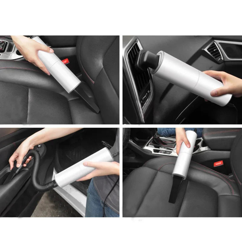 Portable Handheld Mini Vacuum Cleaner - 120W, Car Charger, Wireless