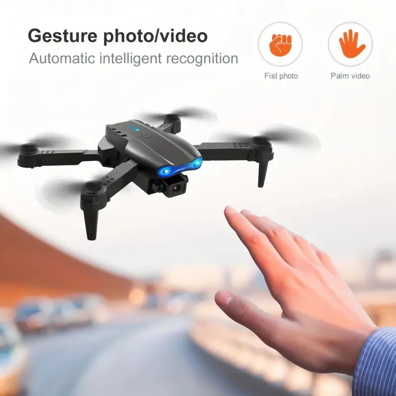 E99 K3 Pro Drone – 4K HD, Dual Camera, WIFI FPV, Obstacle Avoidance, Black