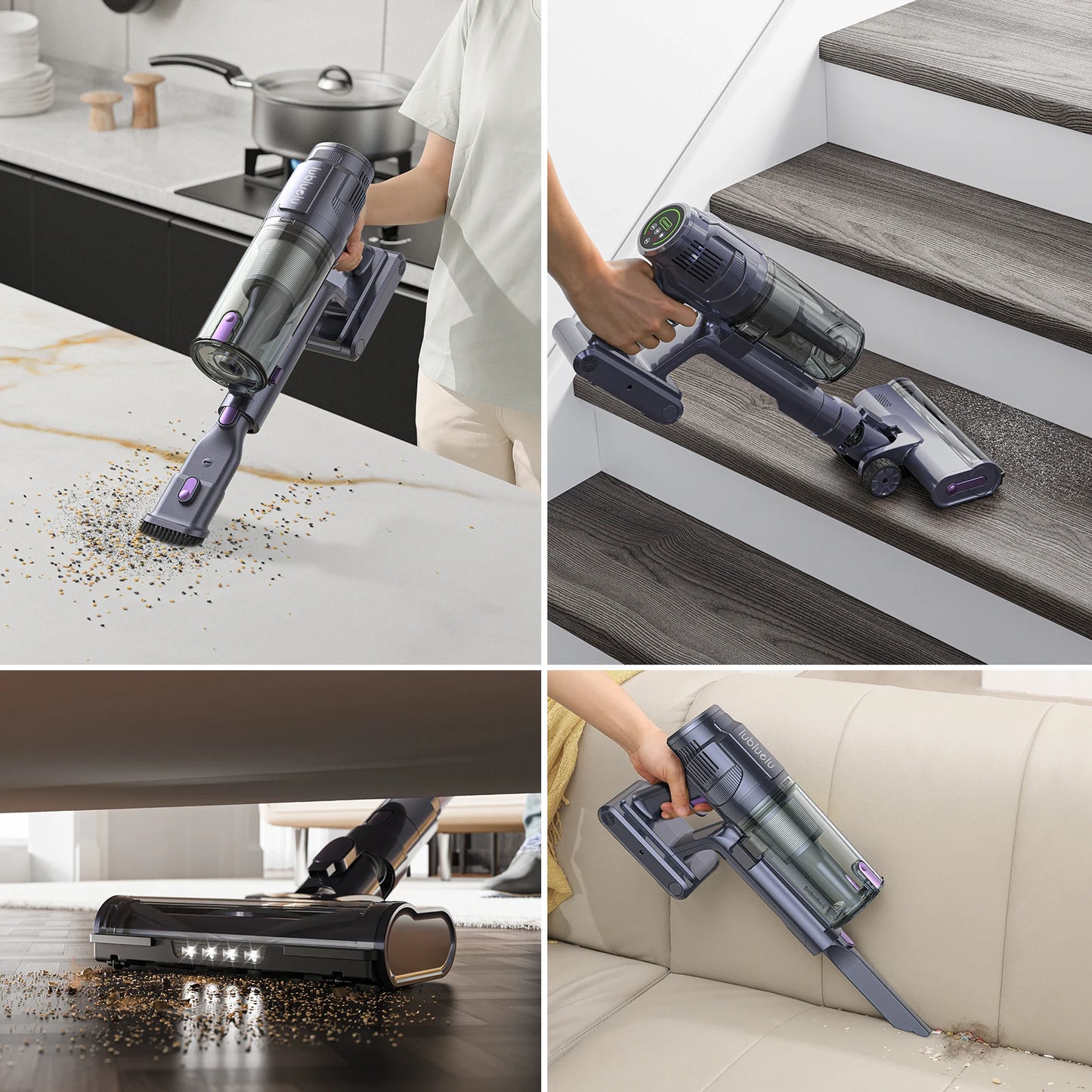 Lubluelu L7 Vacuum Cleaner – Cordless, 30Kpa, Touch Screen, Lightweight