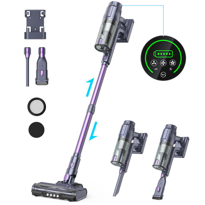 Lubluelu L7 Vacuum Cleaner – Cordless, 30Kpa, Touch Screen, Lightweight
