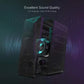 Redragon Speakers – GS510 RGB 2.0 Stereo, LED Lights, PC Desktop Black
