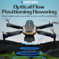 M8 PRO Drone – Brushless Motor, 2 Batteries, HD Camera, 360° Rolling, Black