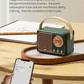 Retro Hifi Stereo Bluetooth Speaker – Portable, 5W, Vintage Design