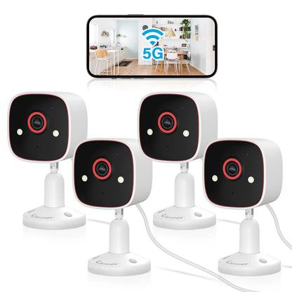 Jennov 2K Outdoor WiFi Camera – 3MP HD, 5GHz/2.4GHz, AI, Color Night Vision