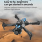 C10 RC Drone – 4K, 3 Cameras, WIFI FPV, Obstacle Avoidance, Black