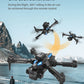 C10 Drone – HD Light Flow,Foldable, Gesture Photography, Black