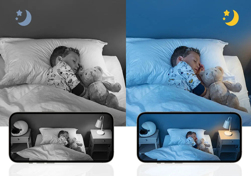 2K Indoor WiFi Security Camera - 3MP HD, 2-Way Audio, Cloud & SD Card Storage