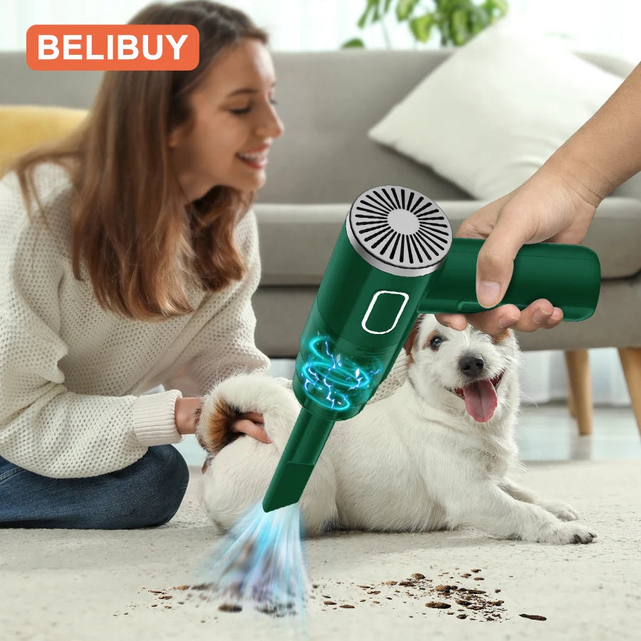 BELIBUY Vacuum Cleaner – Car, Portable Wireless, Mini Powerful Cleaner