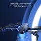 V13 Mini Drone – 4K HD, 1080P Dual Camera, 2.4G WIFI, Foldable, Black