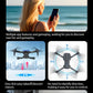 E99 PRO Drone Screen Control Aerial Drone High Definition Dual Camera Remote Control Aircraft, Folding Quadcopter Kid Gift