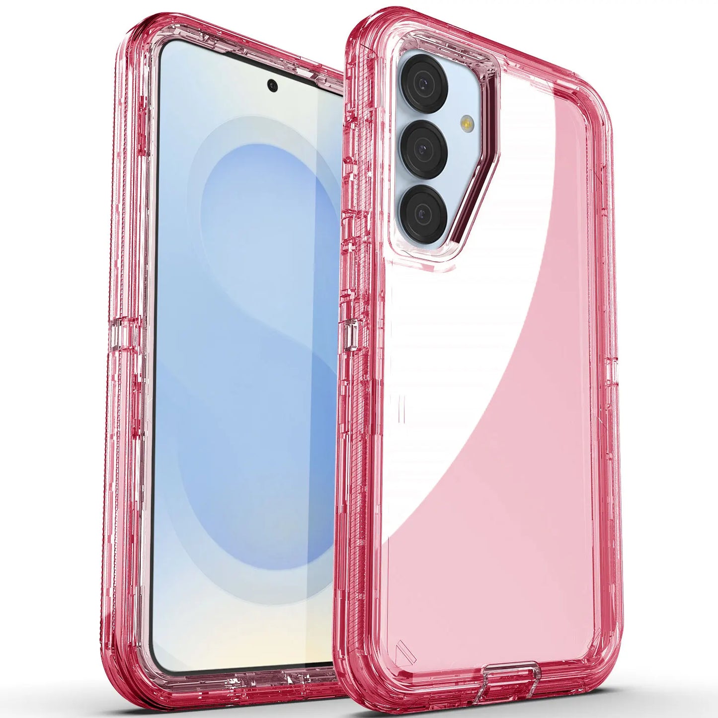 For Samsung Galaxy S25 /S25 Plus/ S25 Ultra 5G Phone Case Hybrid Rugged Shockproof Protective Heavy Duty Transparent Clear Cover