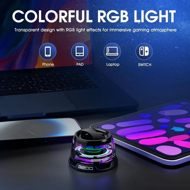 VIKEFON G200 Bluetooth Speaker – Portable, RGB Lighting, 7H Playback