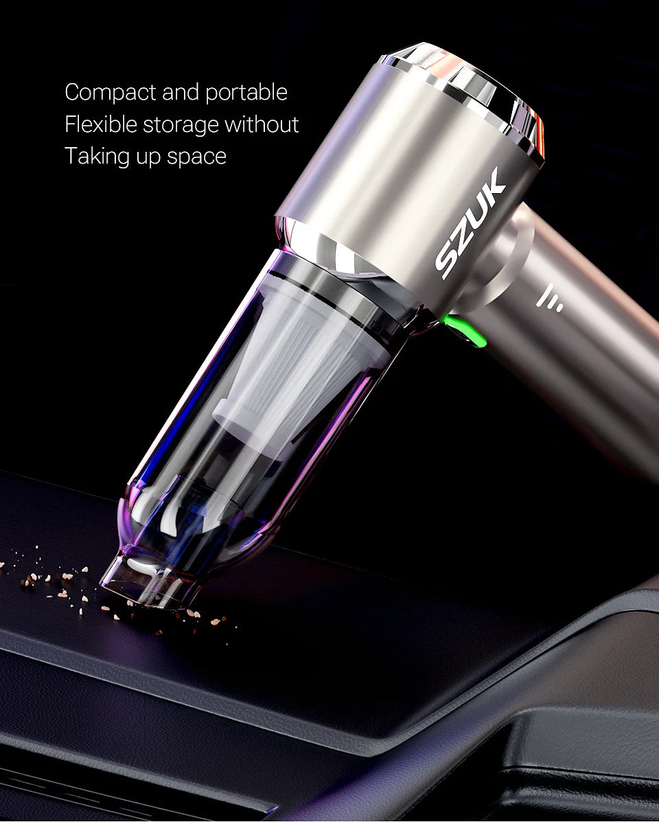SZUK C012MAX Car Vacuum Cleaner - Strong Suction, Handheld Blower