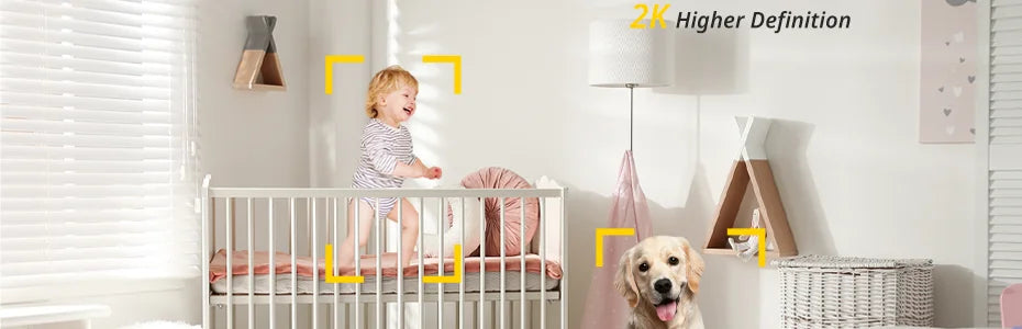BoyKeep Indoor IP Camera - 3MP, Dual-Band WiFi, Smart CCTV, Pet Monitor