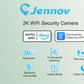 2K Indoor WiFi Security Camera - 3MP HD, 2-Way Audio, Cloud & SD Card Storage