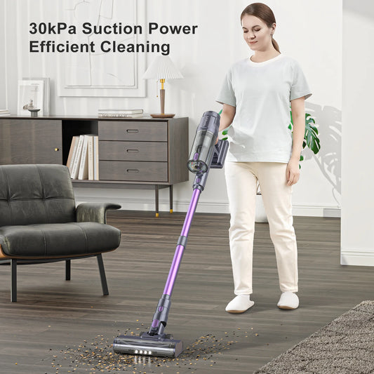 Lubluelu L7 Vacuum Cleaner – Cordless, 30Kpa, Touch Screen, Lightweight