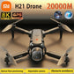 XIAOMI H21 Drone 8K HD RC 20000M Professinal Dual Camera Brushless Optical Flow GPS Obstacle Avoidance Foldable Quadcopter Toys