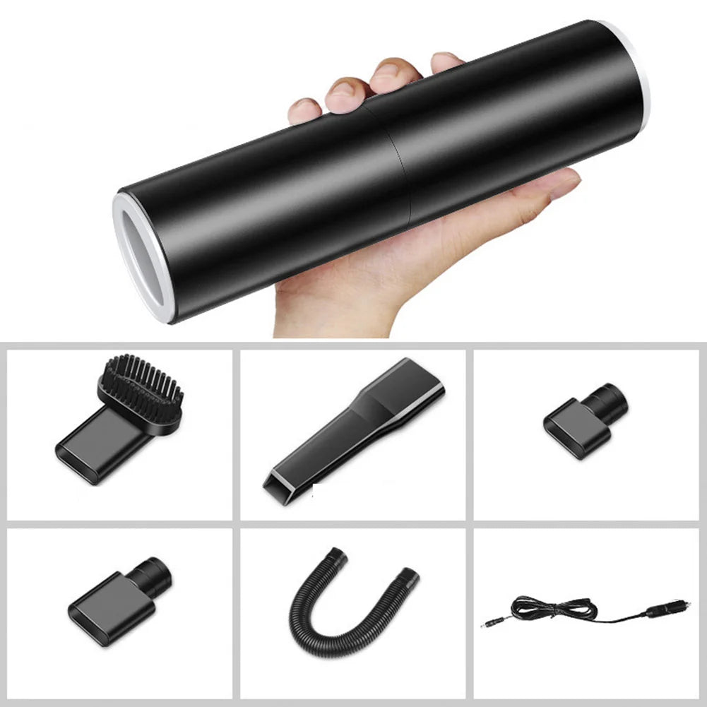 Portable Handheld Mini Vacuum Cleaner - 120W, Car Charger, Wireless